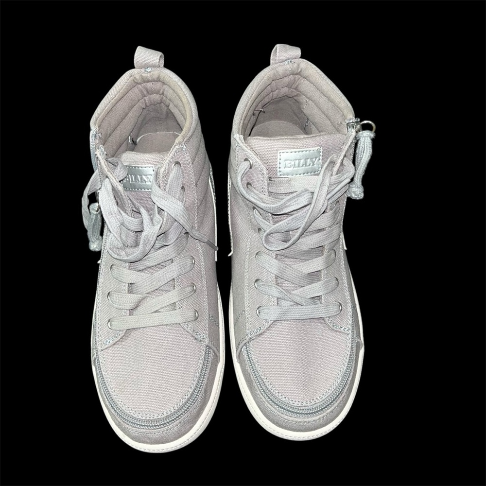 BILLY Big Kid Gray Classic High-Top Sneaker
